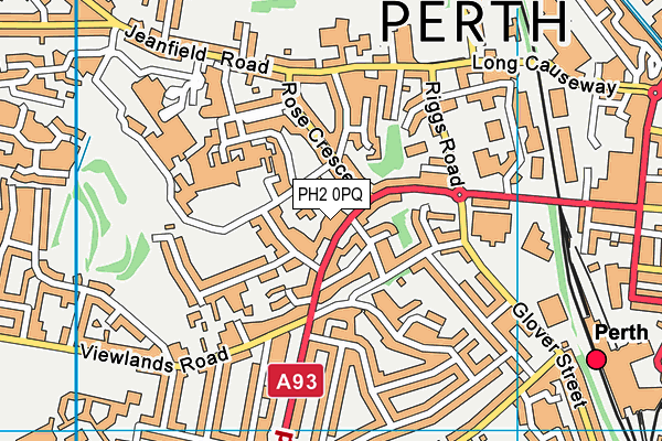 PH2 0PQ map - OS VectorMap District (Ordnance Survey) PH2 0PQ map - OS VectorMap District (Ordnance Survey)