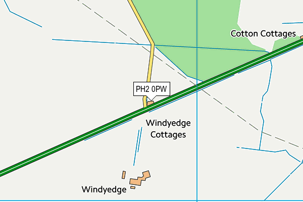 PH2 0PW map - OS VectorMap District (Ordnance Survey)