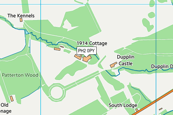 PH2 0PY map - OS VectorMap District (Ordnance Survey) PH2 0PY map - OS VectorMap District (Ordnance Survey)