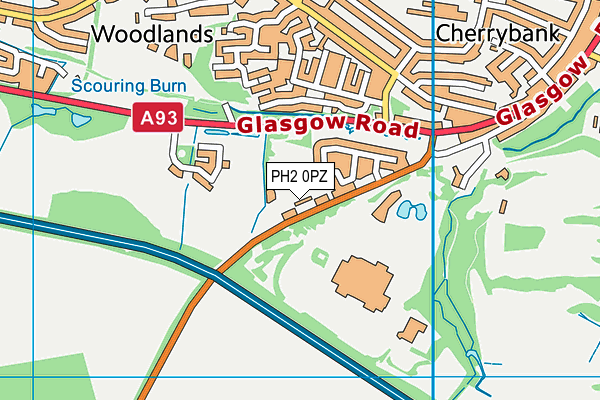PH2 0PZ map - OS VectorMap District (Ordnance Survey) PH2 0PZ map - OS VectorMap District (Ordnance Survey)