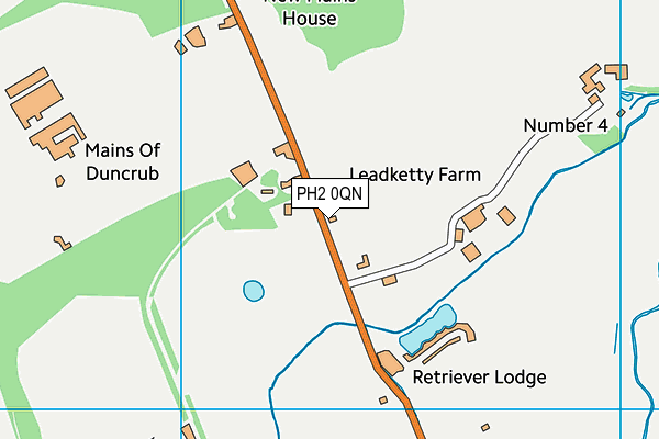 PH2 0QN map - OS VectorMap District (Ordnance Survey) PH2 0QN map - OS VectorMap District (Ordnance Survey)