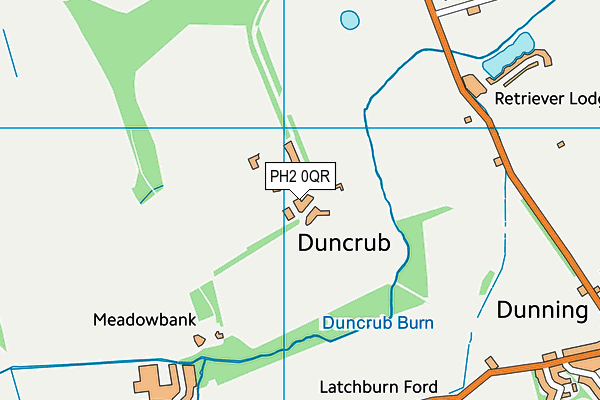 PH2 0QR map - OS VectorMap District (Ordnance Survey) PH2 0QR map - OS VectorMap District (Ordnance Survey)