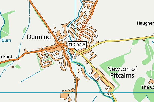 PH2 0QW map - OS VectorMap District (Ordnance Survey) PH2 0QW map - OS VectorMap District (Ordnance Survey)
