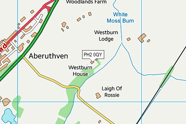 PH2 0QY map - OS VectorMap District (Ordnance Survey) PH2 0QY map - OS VectorMap District (Ordnance Survey)