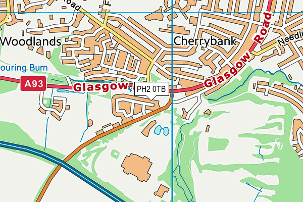 PH2 0TB map - OS VectorMap District (Ordnance Survey) PH2 0TB map - OS VectorMap District (Ordnance Survey)