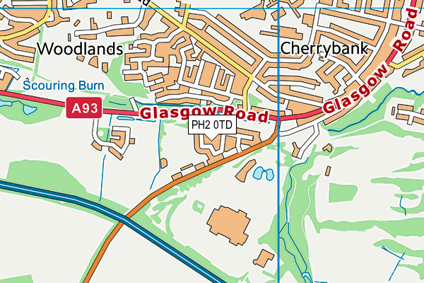 PH2 0TD map - OS VectorMap District (Ordnance Survey) PH2 0TD map - OS VectorMap District (Ordnance Survey)