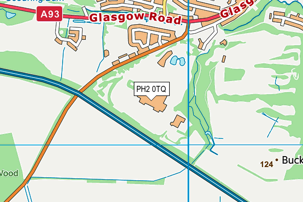 PH2 0TQ map - OS VectorMap District (Ordnance Survey) PH2 0TQ map - OS VectorMap District (Ordnance Survey)