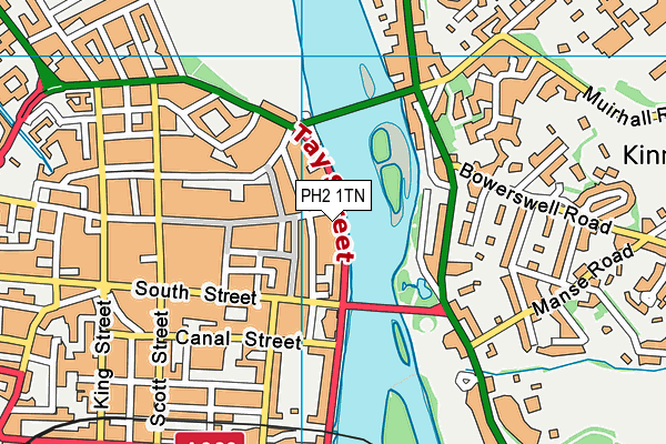 PH2 1TN map - OS VectorMap District (Ordnance Survey) PH2 1TN map - OS VectorMap District (Ordnance Survey)