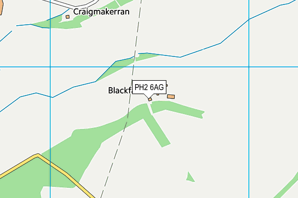 PH2 6AG map - OS VectorMap District (Ordnance Survey) PH2 6AG map - OS VectorMap District (Ordnance Survey)