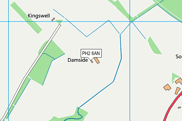 PH2 6AN map - OS VectorMap District (Ordnance Survey) PH2 6AN map - OS VectorMap District (Ordnance Survey)