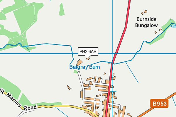 PH2 6AR map - OS VectorMap District (Ordnance Survey) PH2 6AR map - OS VectorMap District (Ordnance Survey)