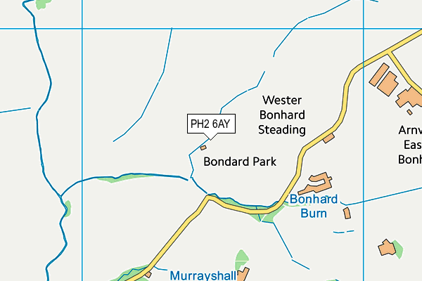 PH2 6AY map - OS VectorMap District (Ordnance Survey) PH2 6AY map - OS VectorMap District (Ordnance Survey)