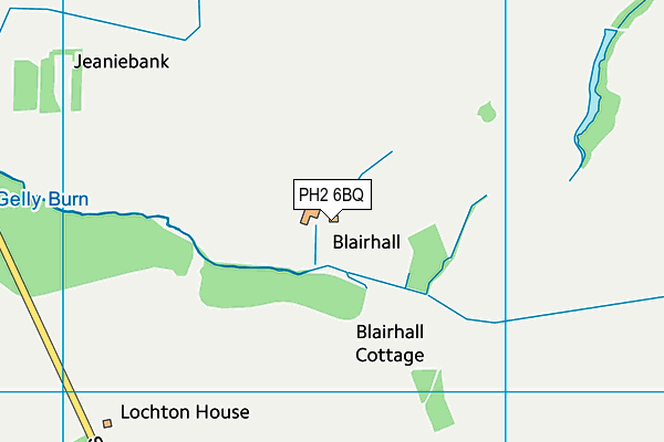 PH2 6BQ map - OS VectorMap District (Ordnance Survey) PH2 6BQ map - OS VectorMap District (Ordnance Survey)