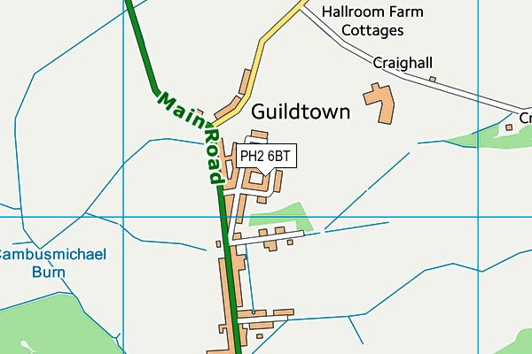PH2 6BT map - OS VectorMap District (Ordnance Survey) PH2 6BT map - OS VectorMap District (Ordnance Survey)