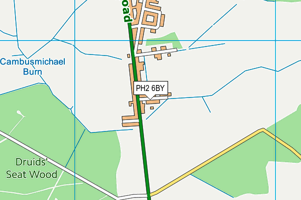 PH2 6BY map - OS VectorMap District (Ordnance Survey) PH2 6BY map - OS VectorMap District (Ordnance Survey)