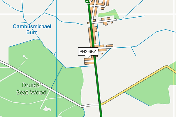 PH2 6BZ map - OS VectorMap District (Ordnance Survey) PH2 6BZ map - OS VectorMap District (Ordnance Survey)