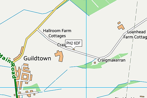 PH2 6DF map - OS VectorMap District (Ordnance Survey) PH2 6DF map - OS VectorMap District (Ordnance Survey)