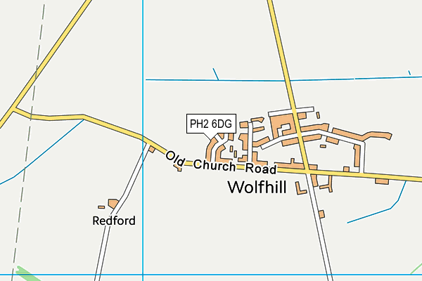 PH2 6DG map - OS VectorMap District (Ordnance Survey) PH2 6DG map - OS VectorMap District (Ordnance Survey)