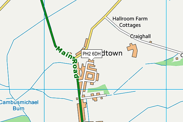 PH2 6DH map - OS VectorMap District (Ordnance Survey) PH2 6DH map - OS VectorMap District (Ordnance Survey)