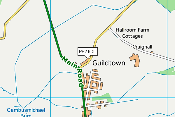 PH2 6DL map - OS VectorMap District (Ordnance Survey) PH2 6DL map - OS VectorMap District (Ordnance Survey)