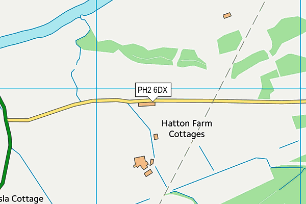 PH2 6DX map - OS VectorMap District (Ordnance Survey) PH2 6DX map - OS VectorMap District (Ordnance Survey)