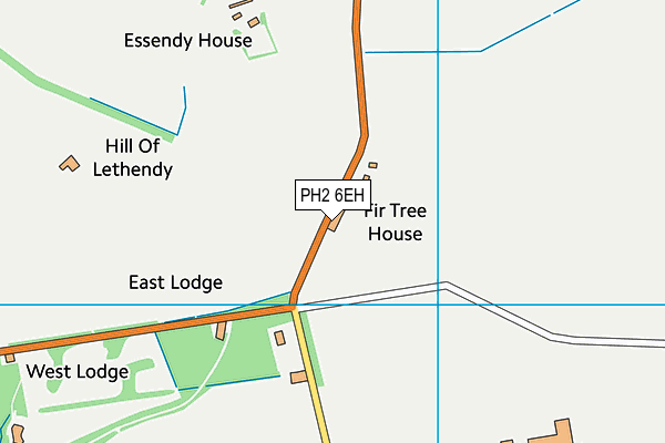 PH2 6EH map - OS VectorMap District (Ordnance Survey) PH2 6EH map - OS VectorMap District (Ordnance Survey)