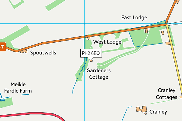 PH2 6EQ map - OS VectorMap District (Ordnance Survey) PH2 6EQ map - OS VectorMap District (Ordnance Survey)