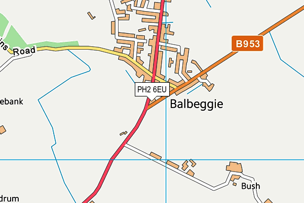 PH2 6EU map - OS VectorMap District (Ordnance Survey) PH2 6EU map - OS VectorMap District (Ordnance Survey)