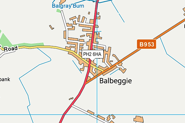 PH2 6HA map - OS VectorMap District (Ordnance Survey) PH2 6HA map - OS VectorMap District (Ordnance Survey)