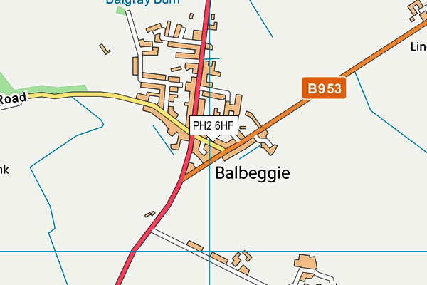 PH2 6HF map - OS VectorMap District (Ordnance Survey) PH2 6HF map - OS VectorMap District (Ordnance Survey)