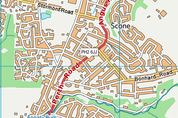 PH2 6JJ map - OS VectorMap District (Ordnance Survey) PH2 6JJ map - OS VectorMap District (Ordnance Survey)