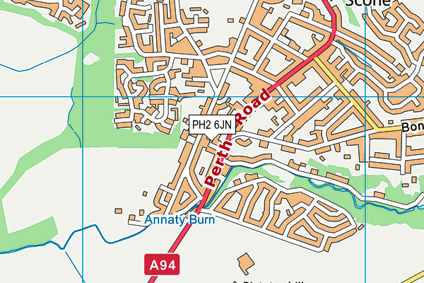 PH2 6JN map - OS VectorMap District (Ordnance Survey) PH2 6JN map - OS VectorMap District (Ordnance Survey)