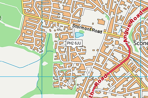 PH2 6JU map - OS VectorMap District (Ordnance Survey) PH2 6JU map - OS VectorMap District (Ordnance Survey)