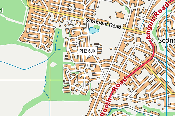 PH2 6JX map - OS VectorMap District (Ordnance Survey) PH2 6JX map - OS VectorMap District (Ordnance Survey)