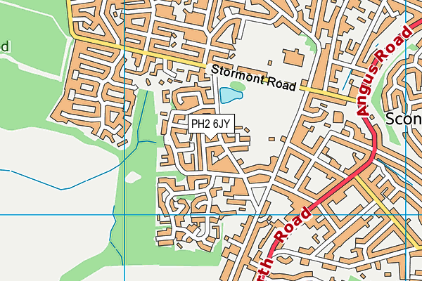 PH2 6JY map - OS VectorMap District (Ordnance Survey) PH2 6JY map - OS VectorMap District (Ordnance Survey)