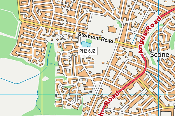 PH2 6JZ map - OS VectorMap District (Ordnance Survey) PH2 6JZ map - OS VectorMap District (Ordnance Survey)