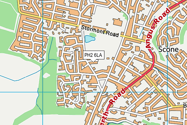 PH2 6LA map - OS VectorMap District (Ordnance Survey) PH2 6LA map - OS VectorMap District (Ordnance Survey)