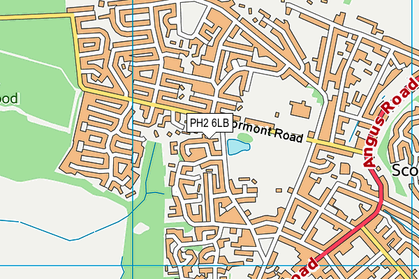 PH2 6LB map - OS VectorMap District (Ordnance Survey) PH2 6LB map - OS VectorMap District (Ordnance Survey)