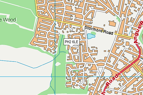 PH2 6LE map - OS VectorMap District (Ordnance Survey) PH2 6LE map - OS VectorMap District (Ordnance Survey)