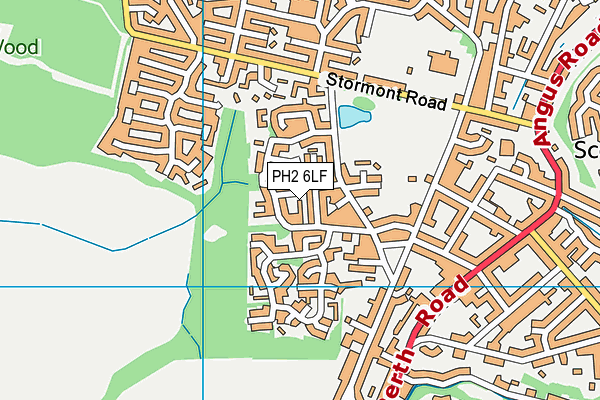 PH2 6LF map - OS VectorMap District (Ordnance Survey)