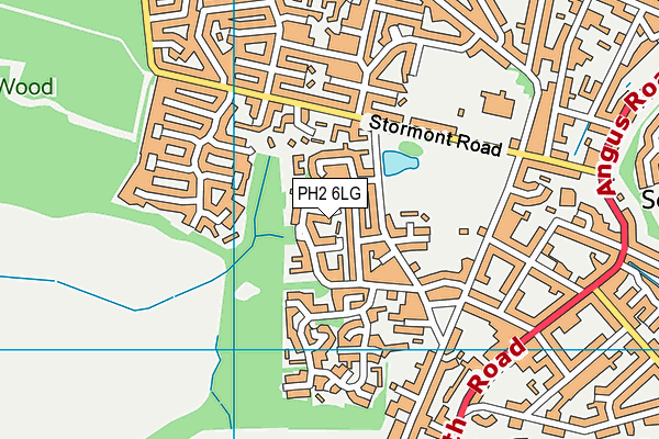 PH2 6LG map - OS VectorMap District (Ordnance Survey) PH2 6LG map - OS VectorMap District (Ordnance Survey)