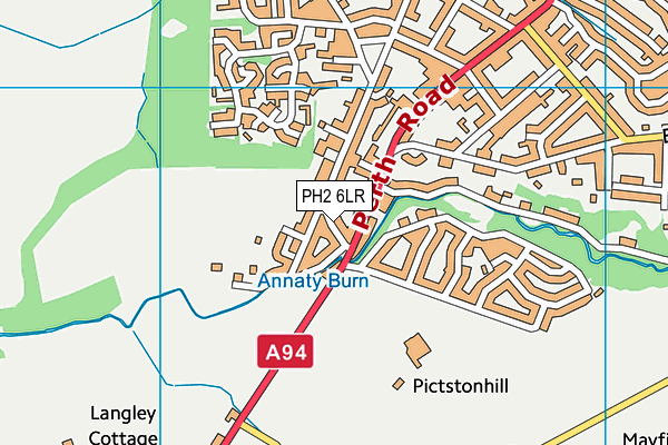 PH2 6LR map - OS VectorMap District (Ordnance Survey) PH2 6LR map - OS VectorMap District (Ordnance Survey)
