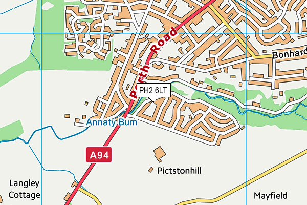 PH2 6LT map - OS VectorMap District (Ordnance Survey) PH2 6LT map - OS VectorMap District (Ordnance Survey)