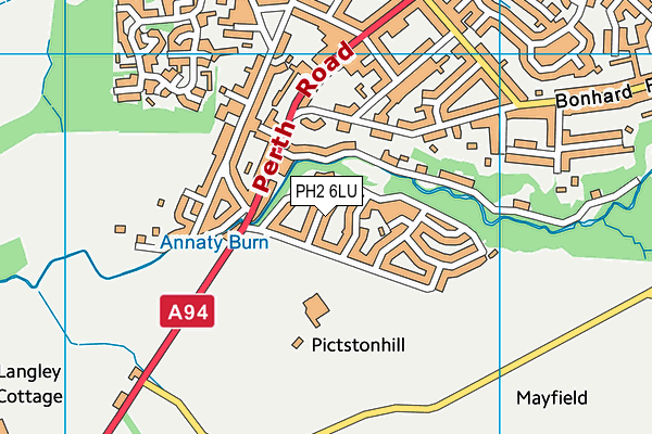 PH2 6LU map - OS VectorMap District (Ordnance Survey) PH2 6LU map - OS VectorMap District (Ordnance Survey)