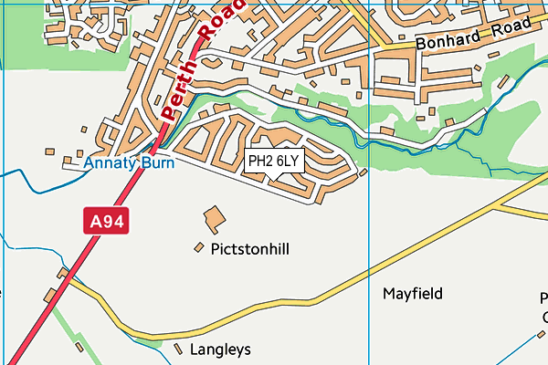 PH2 6LY map - OS VectorMap District (Ordnance Survey) PH2 6LY map - OS VectorMap District (Ordnance Survey)