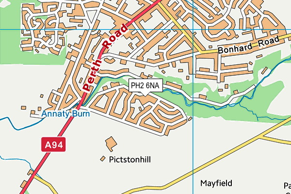 PH2 6NA map - OS VectorMap District (Ordnance Survey) PH2 6NA map - OS VectorMap District (Ordnance Survey)