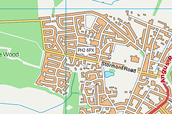 PH2 6PX map - OS VectorMap District (Ordnance Survey) PH2 6PX map - OS VectorMap District (Ordnance Survey)