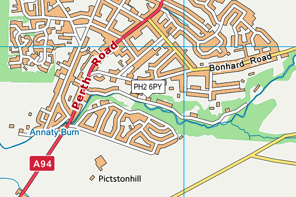 PH2 6PY map - OS VectorMap District (Ordnance Survey) PH2 6PY map - OS VectorMap District (Ordnance Survey)