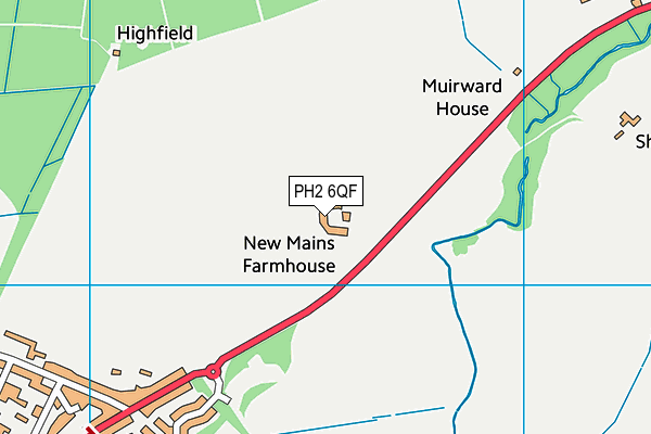 PH2 6QF map - OS VectorMap District (Ordnance Survey) PH2 6QF map - OS VectorMap District (Ordnance Survey)