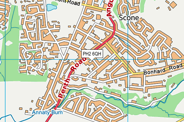 PH2 6QH map - OS VectorMap District (Ordnance Survey)